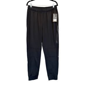 Etonic Joggers Pants Mens M Black Gorpcore Fleece Lined Warm Comfy Sporty NWT